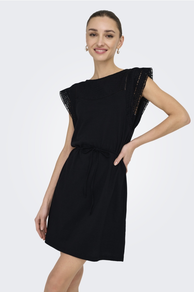 JDYHEIDI S/L DRESS JRS 15354244 BLACK